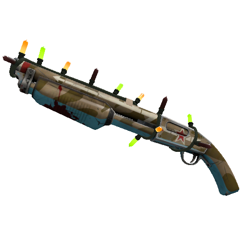 Strange Festivized Professional Killstreak Red Bear Shotgun (Field-Tested)