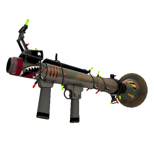Strange Festivized Professional Killstreak Warhawk Rocket Launcher (Minimal Wear)
