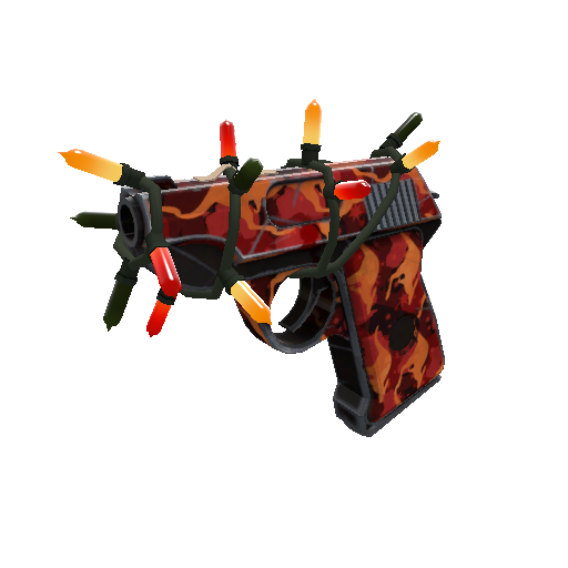 Strange Festivized Professional Killstreak Red Rock Roscoe Pistol (Field-Tested)