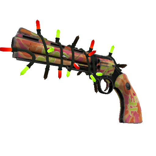 Strange Festivized Professional Killstreak Psychedelic Slugger Revolver (Field-Tested)