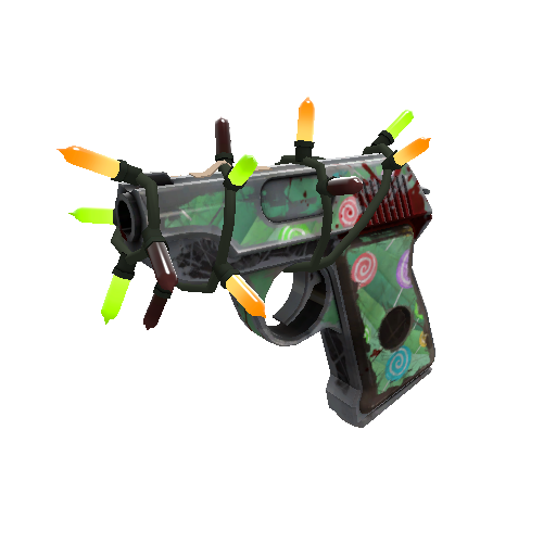 Festivized Brain Candy Pistol (Battle Scarred)