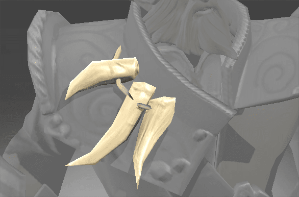 Corrupted Lucky Tooth Necklace