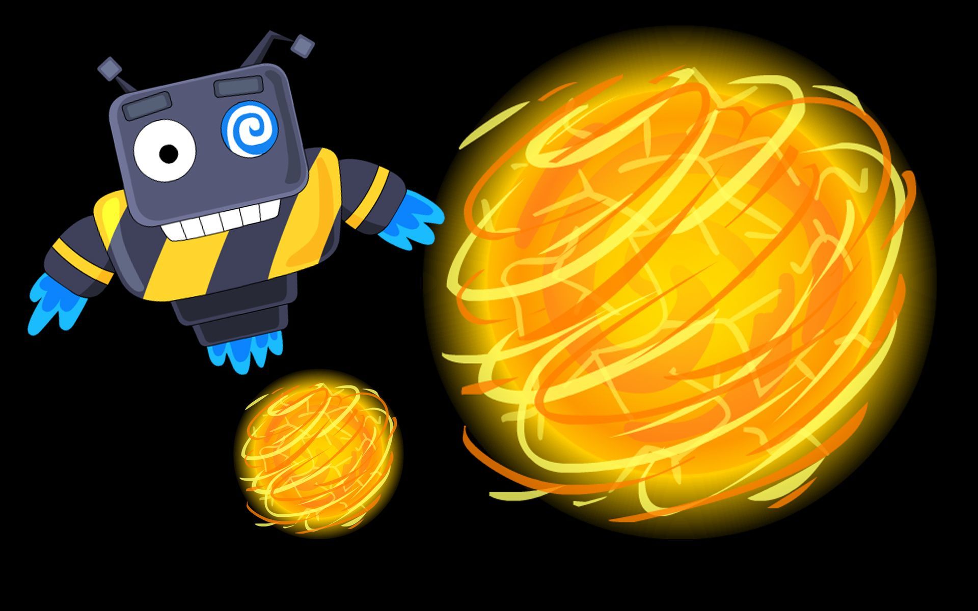Hero and energy ball