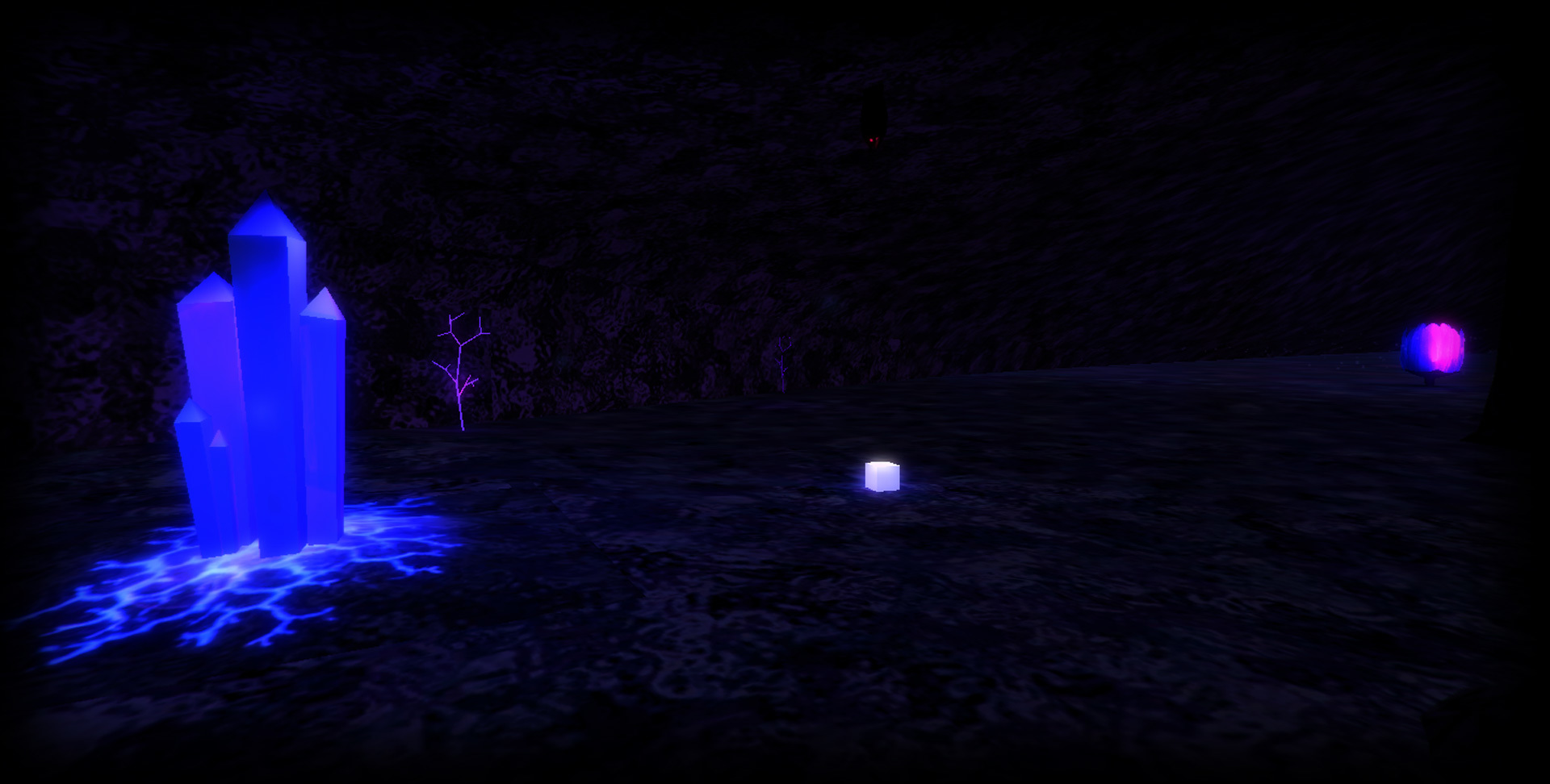 Cave and crystals