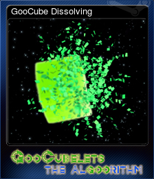 GooCube Dissolving