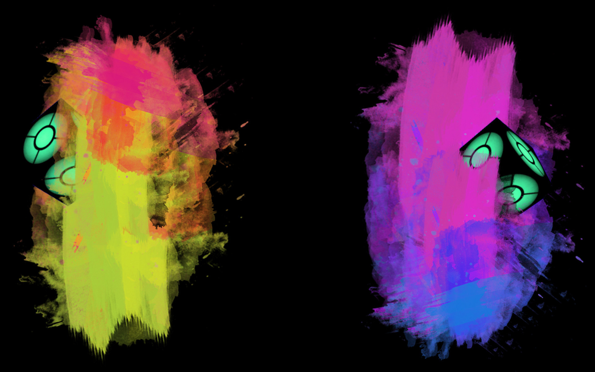 Cubes In Splashes