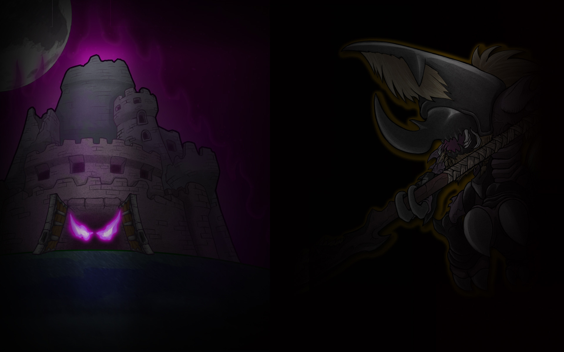 434650-Lost Castle Background - Nightmare Guard D