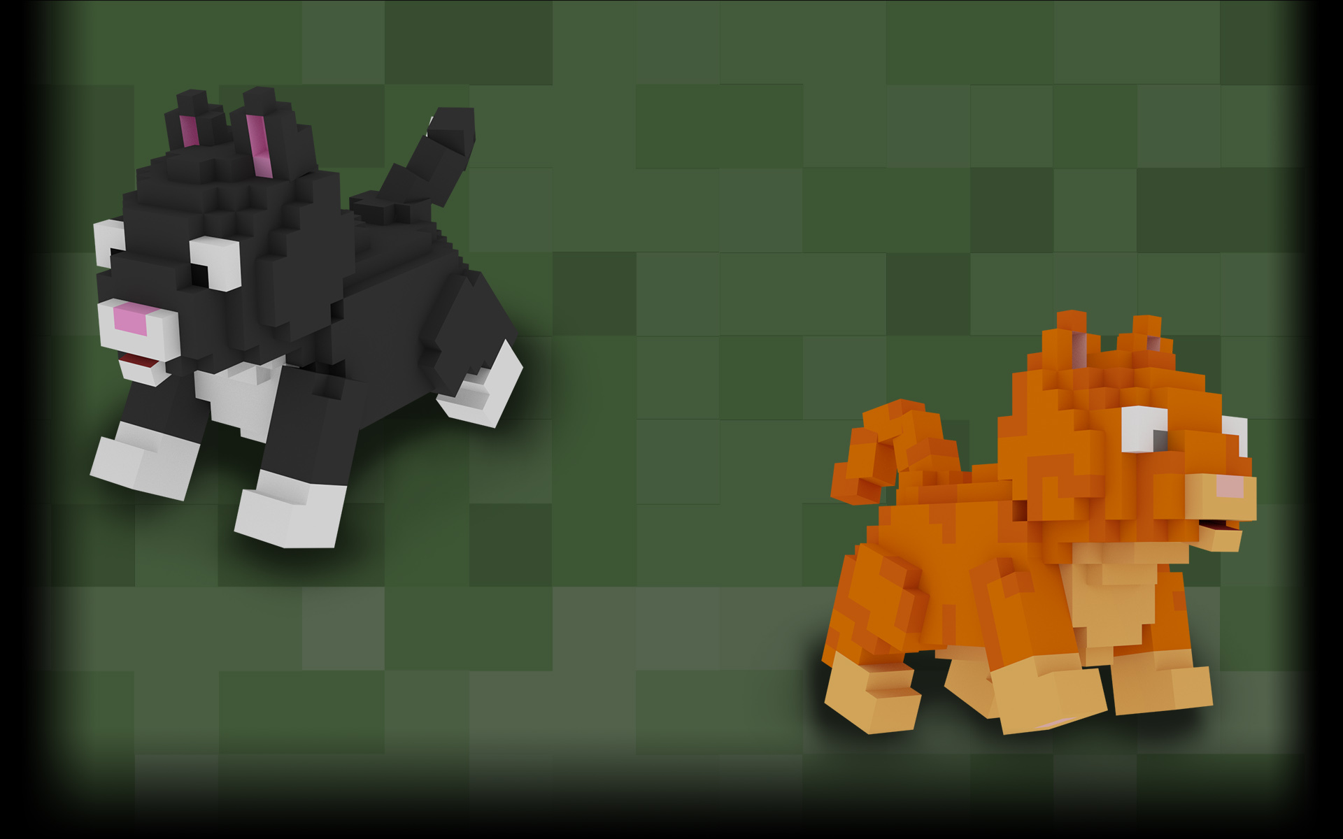Voxel Cats