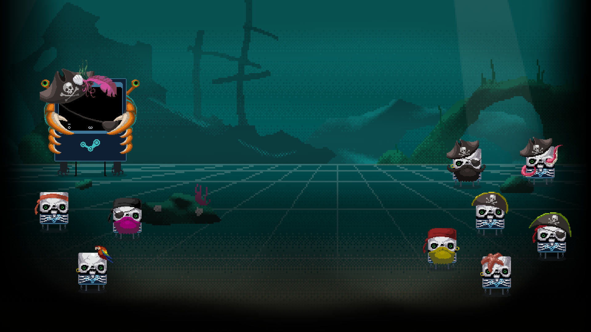Crusta-Sean, the Pirate King Necromancer and Friends