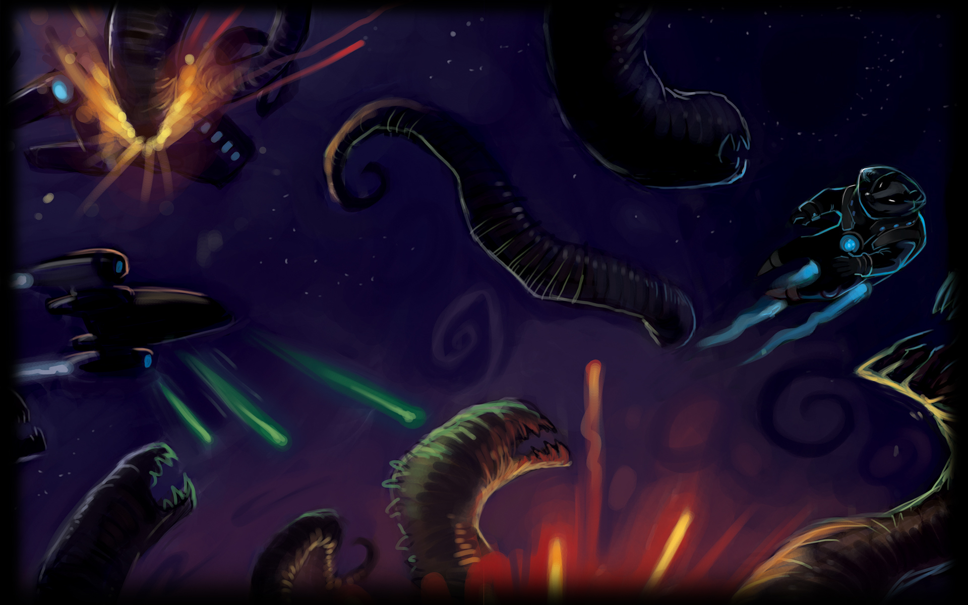 Worming Around (个人资料背景)