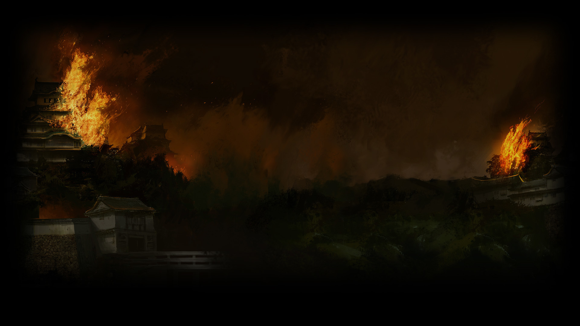 Village Afire