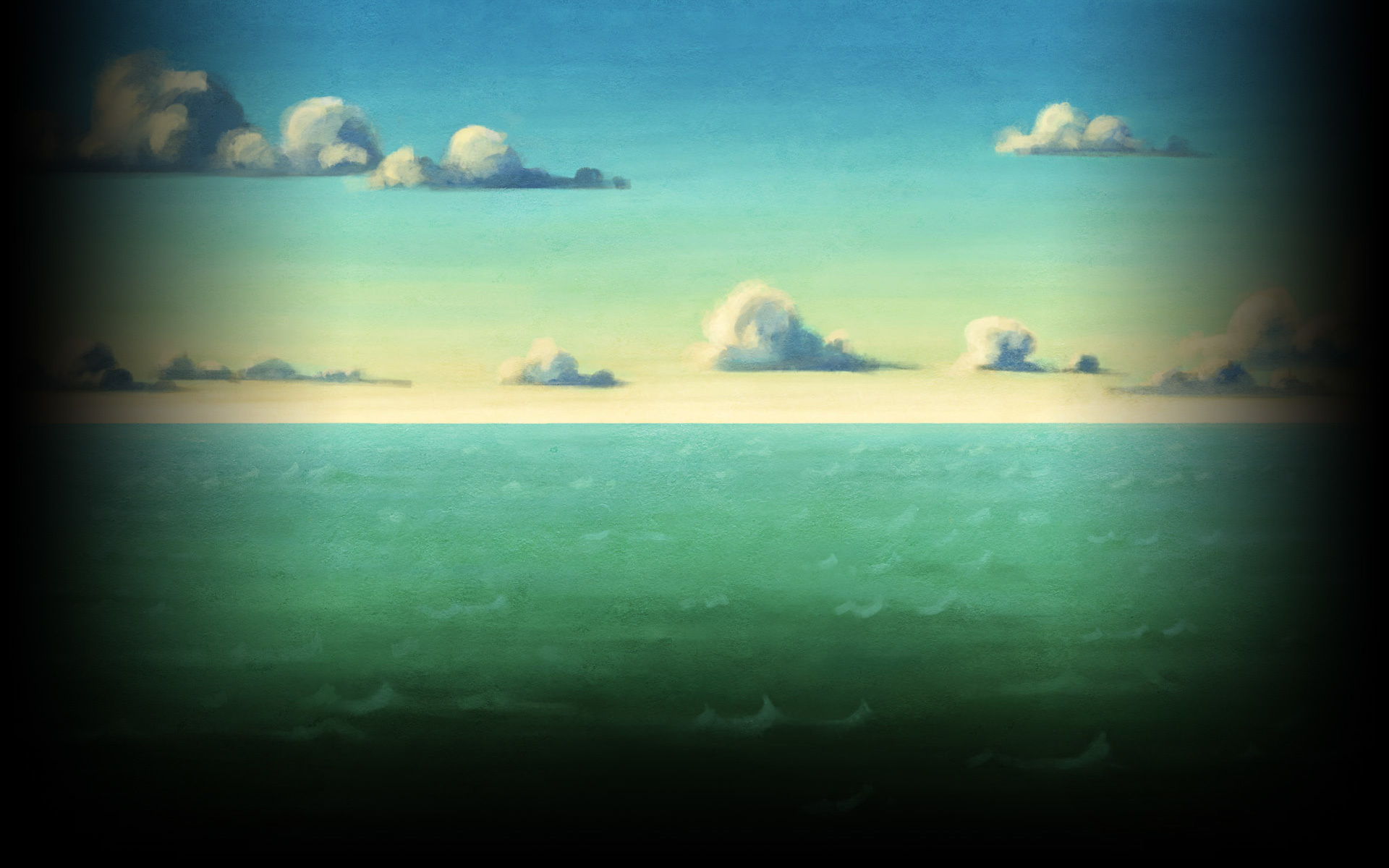 Clouds over the ocean