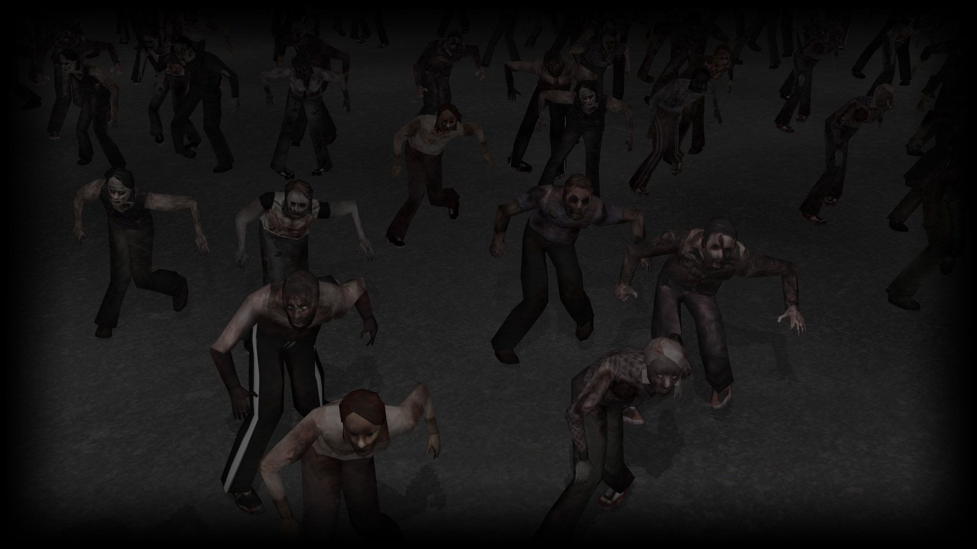 Zombies swarming