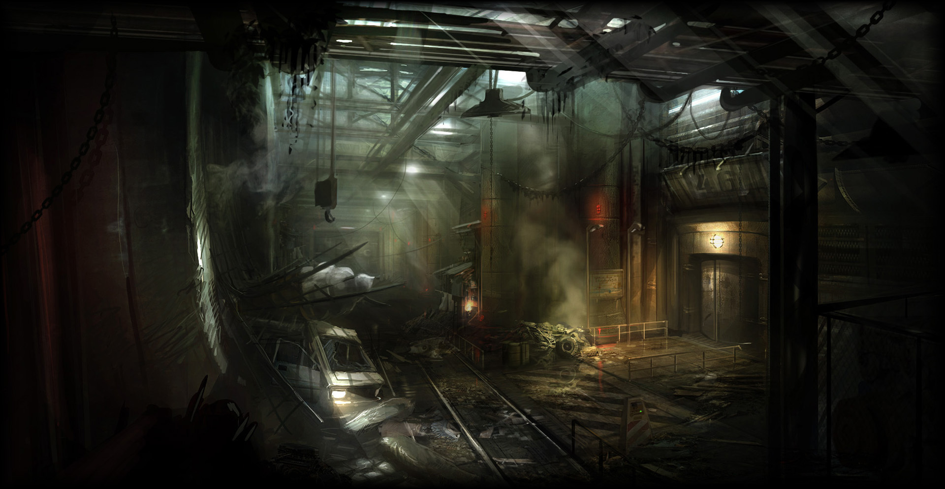 Shelter's evacuation station