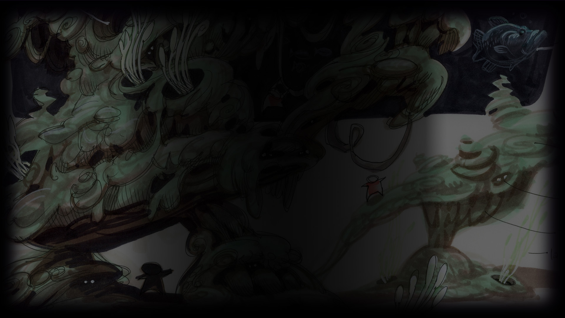 Beneath Lake Oblongata