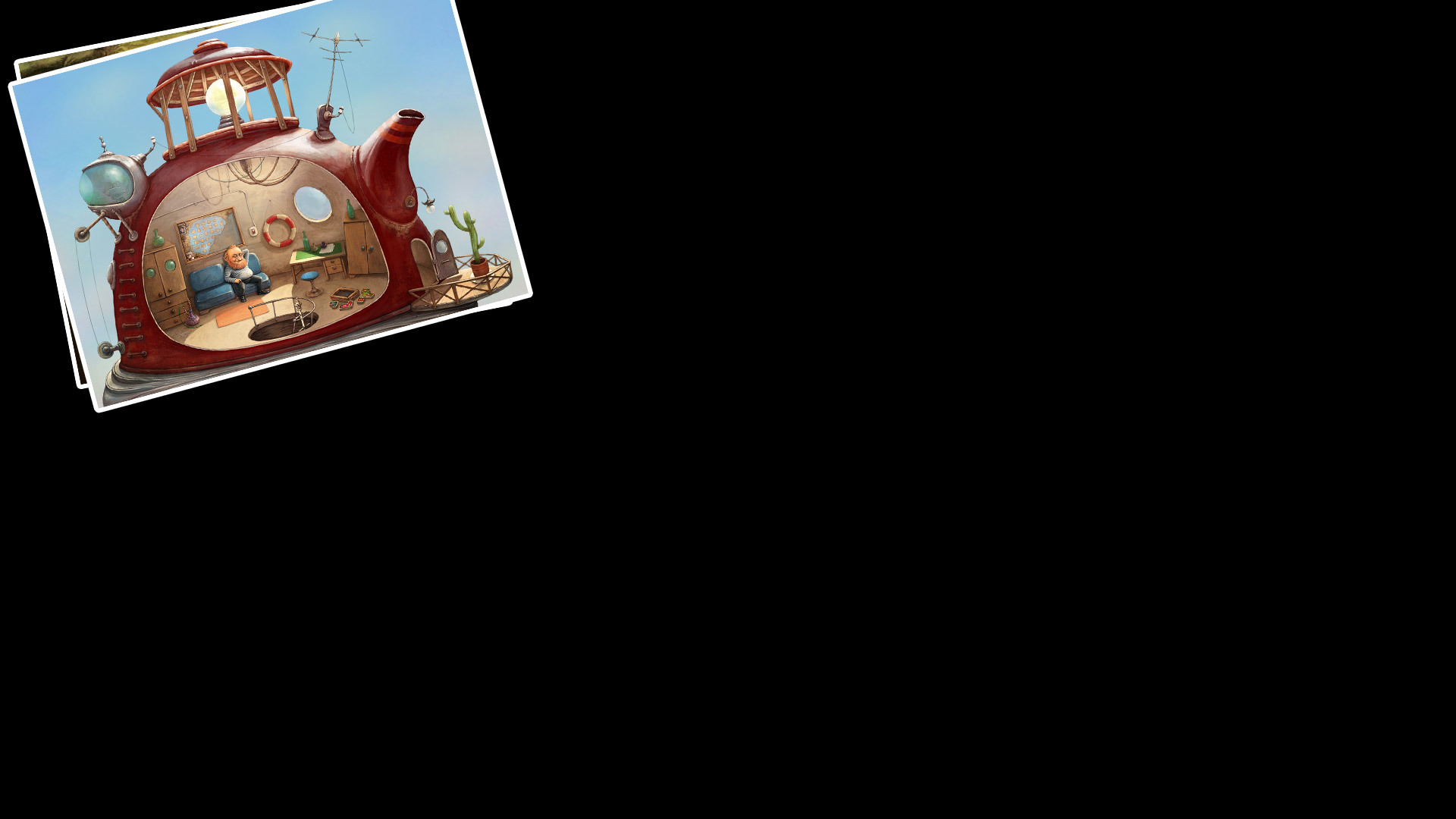 96000-The Tiny Background - Sea teapot