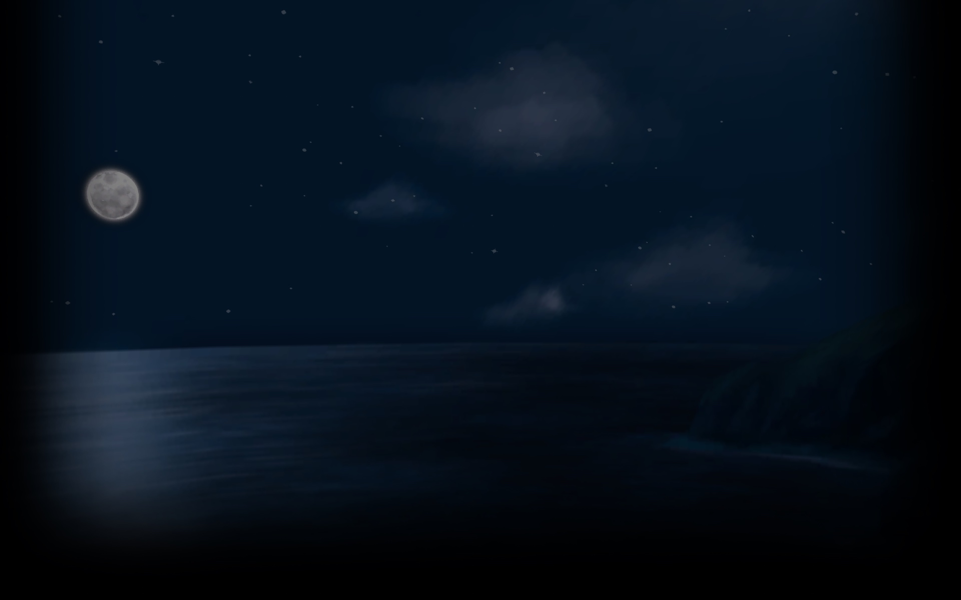 The Novelist: Ocean at Night