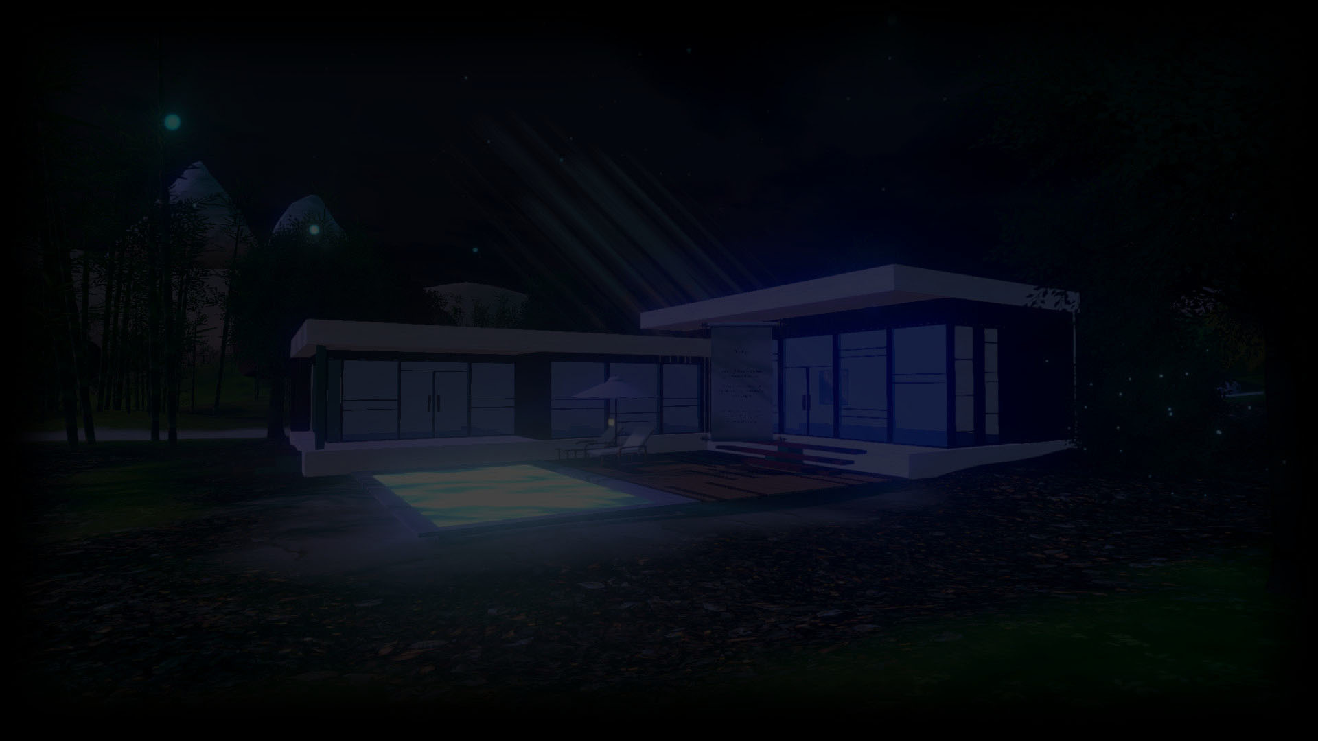 Manor At Night