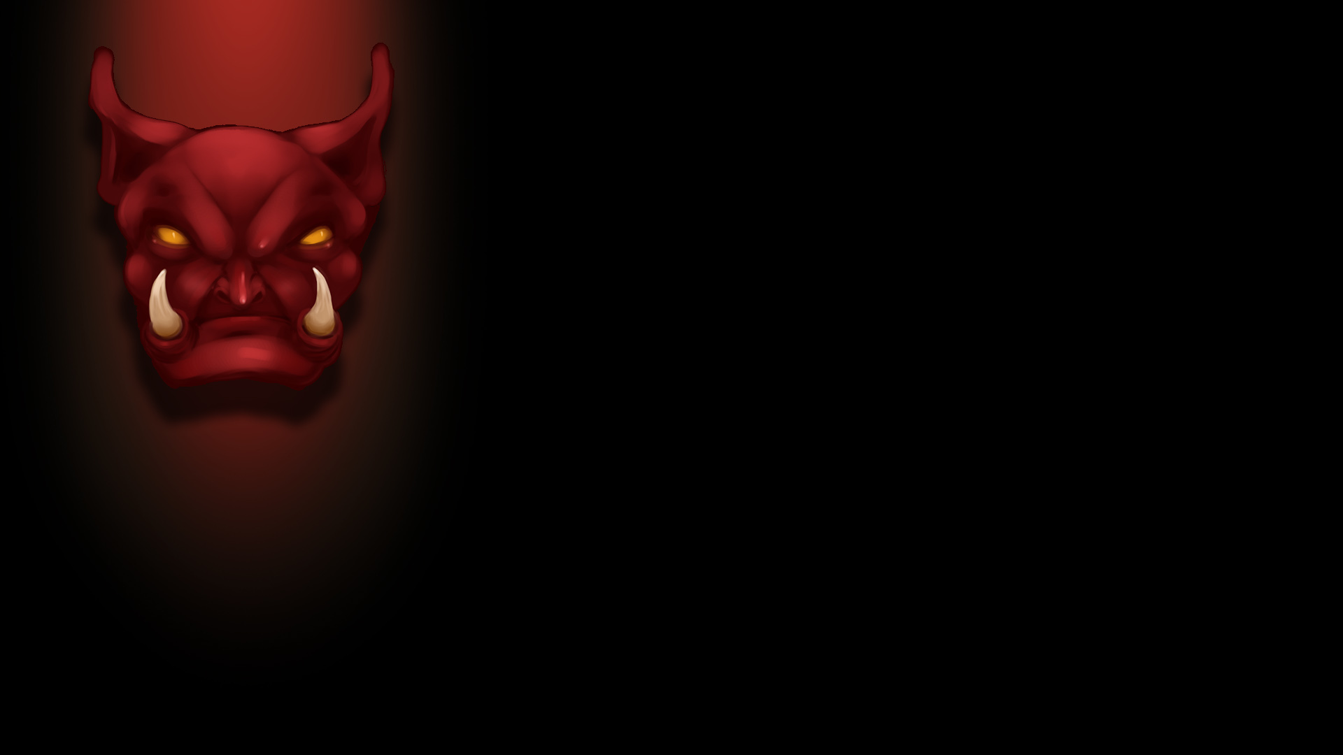 Demon's face