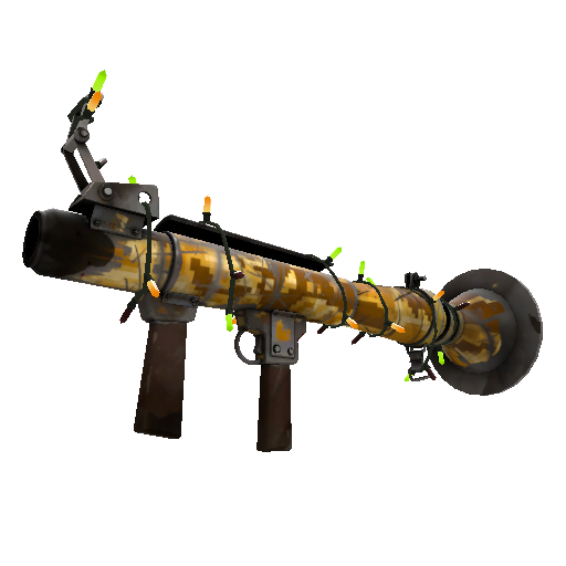 Festivized Sand Cannon Rocket Launcher (Battle Scarred)