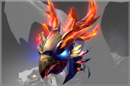 Autographed Barding of Balaur - Fire Head