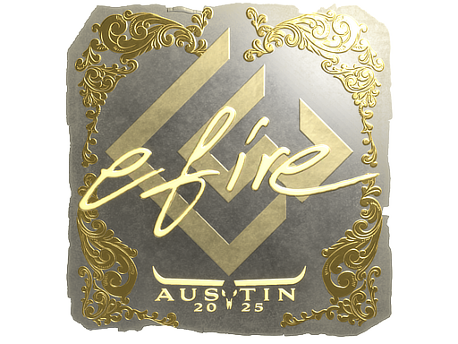 印花 | efire（金色）| 2025年奥斯汀锦标赛