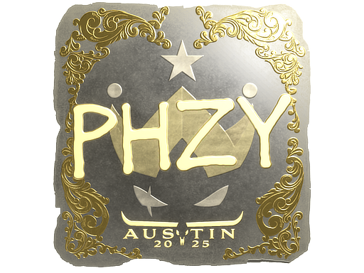 印花 | phzy（金色）| 2025年奥斯汀锦标赛