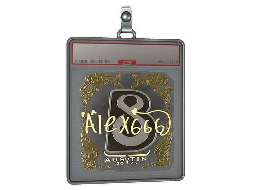 印花板 | alex666（金色）| 2025年奥斯汀锦标赛