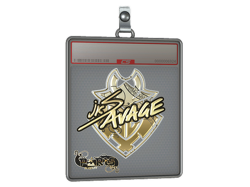 Sticker Slab | jks (Gold) | Paris 2023