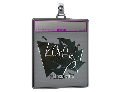 Sticker Slab | k0nfig (Foil) | Cologne 2016