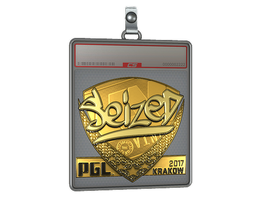 印花板 | seized（金色）| 2017年克拉科夫锦标赛