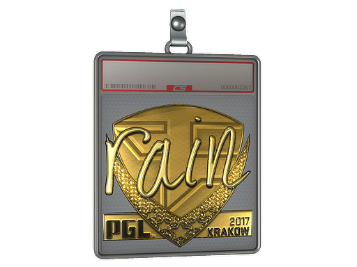 Sticker Slab | rain (Gold) | Krakow 2017