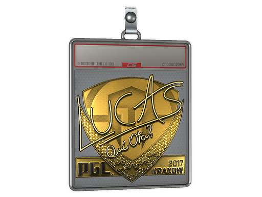 Sticker Slab | LUCAS1 (Gold) | Krakow 2017