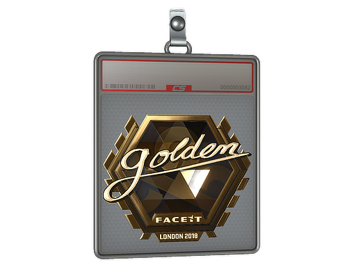 Sticker Slab | Golden (Gold) | London 2018