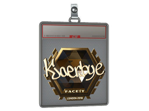Sticker Slab | Kjaerbye (Gold) | London 2018