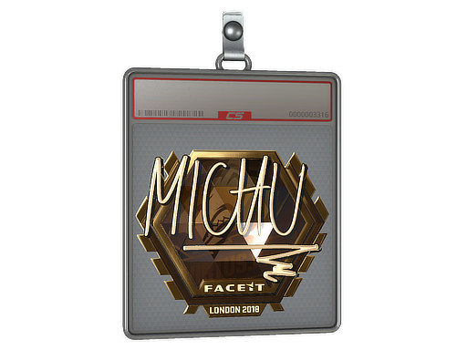 印花板 | MICHU（金色）| 2018年伦敦锦标赛
