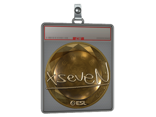 Sticker Slab | xseveN (Gold) | Katowice 2019