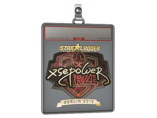 Sticker Slab | xsepower (Gold) | Berlin 2019