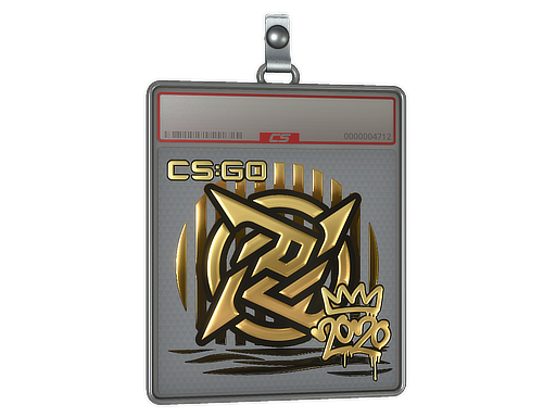 Sticker Slab | Ninjas in Pyjamas (Gold) | 2020 RMR