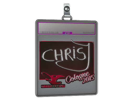 Sticker Slab | chrisJ (Foil) | Cologne 2015