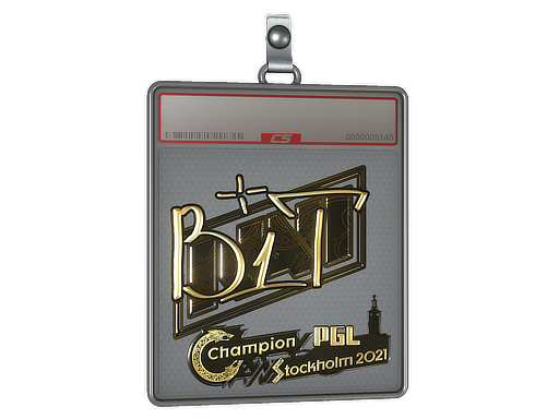 Sticker Slab | b1t (Gold) | Stockholm 2021