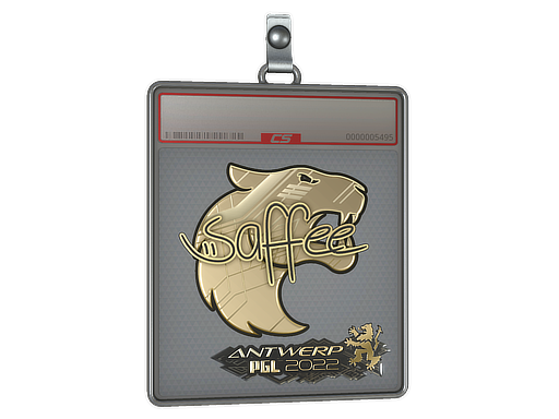 Sticker Slab | saffee (Gold) | Antwerp 2022