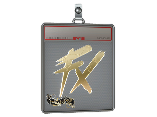 Sticker Slab | Fluxo (Gold) | Paris 2023