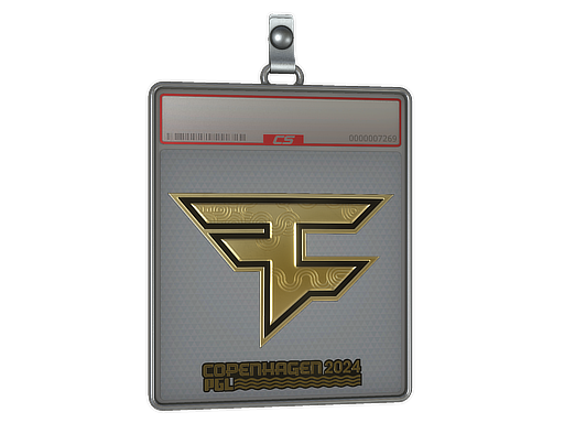 Sticker Slab | FaZe Clan (Gold) | Copenhagen 2024