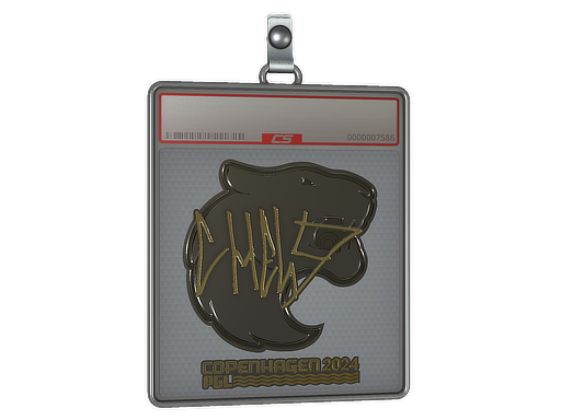 Sticker Slab | chelo (Gold) | Copenhagen 2024