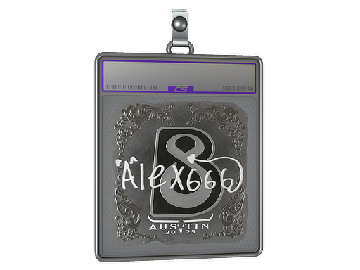 Sticker Slab | alex666 (Foil) | Austin 2025