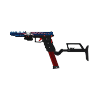 STRYK 18C PISTOL | Offensive Monarch, Battle-Worn, Stat Boost