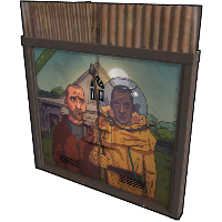 Oldschool Double Metal Door