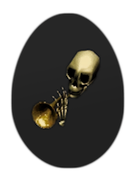 Funny Skeleton Egg