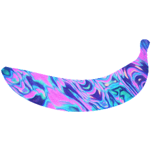 RainbowDamascusBanana